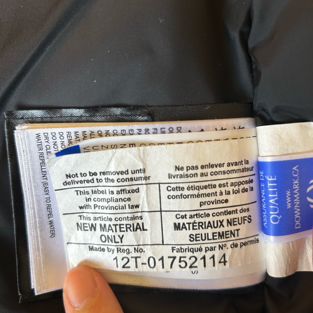 Canada Goose Trillium Parka Heritage Black Small, Like New, Full Set - Picture 14 of 16